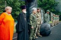 Настоятель храма святого Александра Невского благословил участников второй смены «Время юных героев»