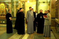 Митрополит Владимир посетил храм-памятник в столице Белоруссии