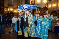 Правящий архиерей совершил богослужение с чином погребения Богородицы