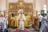 Архиерейское богослужение в храме святого великомученика Георгия Победоносца