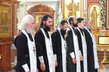 Молебен в Спасо-Преображенском кафедральном соборе о прекращении дождя и установлении хорошей погоды. 21 августа 2013 года Молебен в Спасо-Преображенском кафедральном соборе о прекращении дождя и установлении хорошей погоды. 21 августа 2013 года