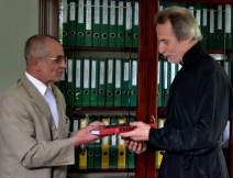 Встреча митрополита Хабаровского и Приамурского Игнатия с представителями Межрегиональной Общественной Организации «Ветераны Военной Контрразведки». 18 июня 2015 года