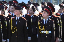 Репетиция губернаторского кадетского смотра 17 сентября 2015 год