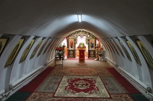 Пасхальное вечернее богослужение в храме Свято-Успенского архиерейского подворья 19 апреля 2017 г.