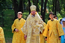 Божественная литургия в Свято-Иннокентьевском храме Хабаровска 08 июля 2017 г.