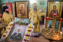 Божественная литургия в храме святой блаженной Матроны Московской п.Березовка 09 марта 2019 г.