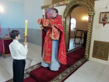 Божественная литургия в храме святого благоверного князя Димитрия Донского в п.Корфовский 2019 г. Божественная литургия в храме святого благоверного князя Димитрия Донского в п.Корфовский 2019 г.