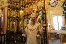 Божественная литургия в Христорождественском соборе 12 января 2020 г.