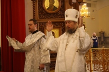 Божественная литургия в Спасо-Преображенском кафедральном соборе  14 января 2020 г.