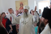 Митрополит Артемий совершил освящение храма Вознесения Господня в селе Вознесенское. 25 июля 2021 г.