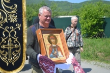 Крестный ход в посёлке Корфовский 27 мая 2023 г.