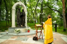 Молебен у памятника святым Петру и Февронии 08 июля 2024 г. Молебен у памятника святым Петру и Февронии 08 июля 2024 г.