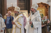 Всенощное бдение в Спасо-Преображенском кафедральном соборе 31 мая 2025 г.