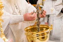 Божественная литургия в праздник Святого Богоявления в Спасо-Преображенском кафедральном соборе 19 января 2026 г.